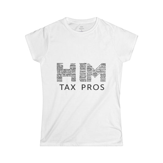 HIM Tax Pros Due Dilience Women's Softstyle Tee