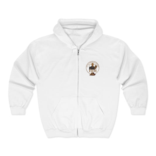 HIM Cozy Unisex Full Zip Hoodie with Unique Design