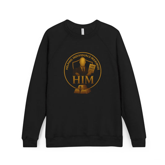 HIM Motivational Unisex Sponge Fleece Raglan Sweatshirt