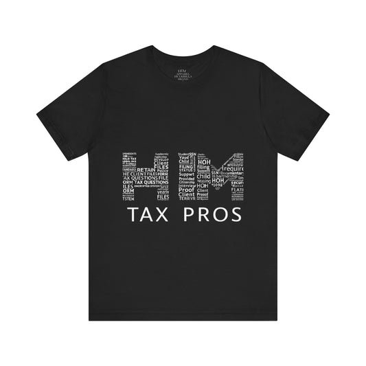 HIM Tax Pros Unisex Jersey Tee - Stylish Black Tee