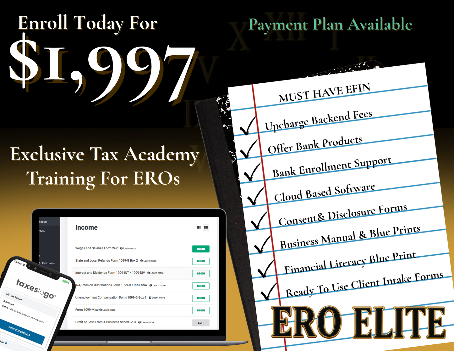 ERO Elite Package – Advanced Tax Academy Training for EROs