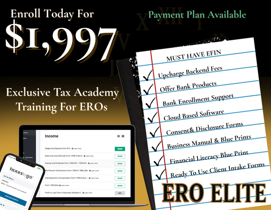 ERO Elite Package – Advanced Tax Academy Training for EROs