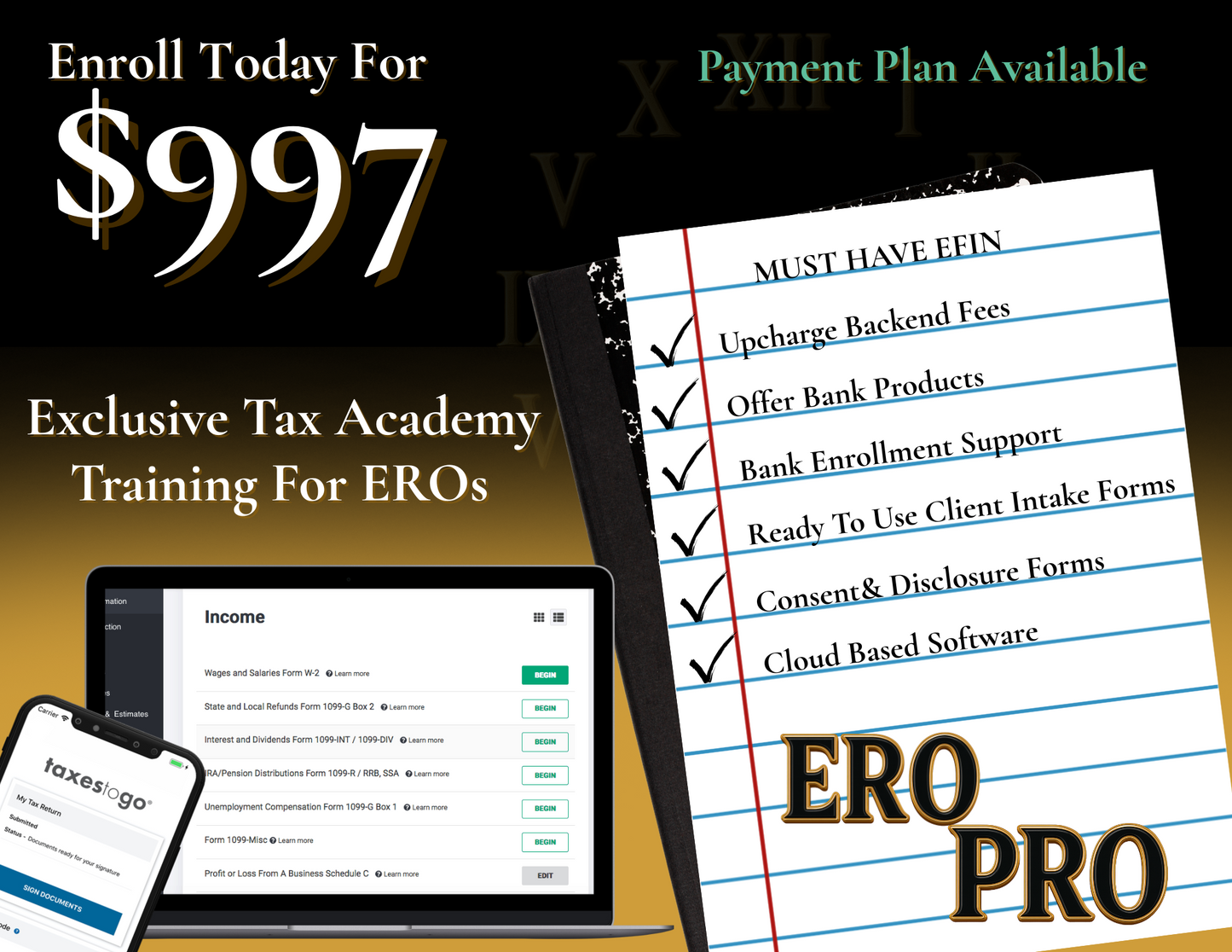 ERO Pro Package – Exclusive Tax Academy Training for EROs